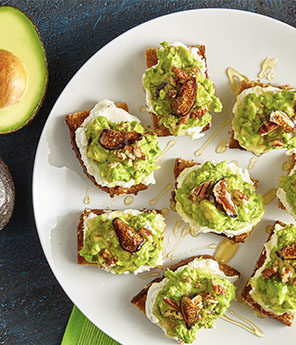 CHEESE BOARD GUAC TOAST