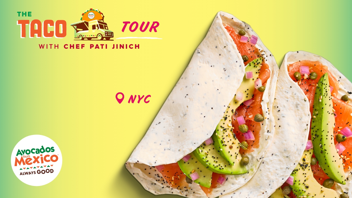 Everything Avocado and Lox Bagel Tacos NYC Avocados From Mexico